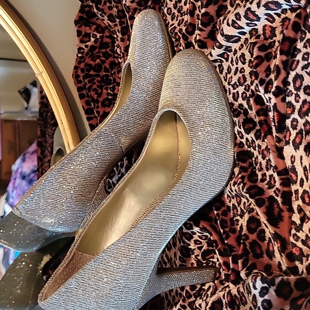 Kelly&Kelly gold/silver heels